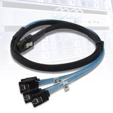 Mini SAS 36P SFF-8087 a SATA 7P Disco Duro Servidor de sincronización de datos, Cable de conexión, Cables de ordenador y conectores 2024 - compra barato