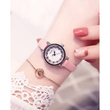 Senhora relógio feminino julius japão quartzo horas relógio moda pulseira de couro concha strass aniversário menina presente sem caixa 2024 - compre barato