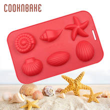 COOKNBAKE Starfish soap resin tool Silicone Cake Pastry Mold Shell chocolate candy jello biscuit mould DIY cake decorating  2024 - buy cheap