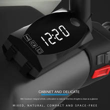 Medidor digital de led 12v 3 em 1, voltímetro, relógio, termômetro, painel indicador, medidor para carro e motocicleta, novo, 2020 2024 - compre barato