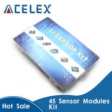 For arduino 45 in 1 Sensors Modules Starter Kit better than 37in1 sensor kit 37 in 1 Sensor Kit UNO R3 MEGA2560 2024 - buy cheap