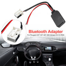 Adaptador de Cable de coche para Peugeot 207, 307, 407, 308, C2, C3, RD4, Cable de Audio Bluetooth, accesorios de coche 2021 2024 - compra barato