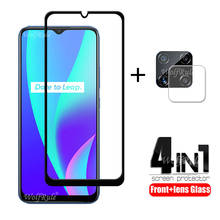 4-in-1 For OPPO Realme C15 Glass For Realme C15 Tempered Glass Screen Protector For Realme X50 6 5 Pro C11 X3 6i C15 Lens Glass 2024 - buy cheap