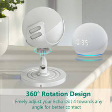 Универсальная настольная подставка с поворотом на 360 °, умный держатель для динамика, подставка с кронштейном для Amazon Echo Dot 4 для HomePod Mini 2024 - купить недорого