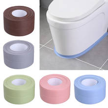 Tira de sellado autoadhesiva para baño y cocina, cinta adhesiva impermeable para pared, ducha, lavabo, 3,2 m 2024 - compra barato