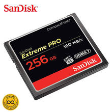 SanDisk-tarjeta de Compact Flash memoria CF, 128GB, 32GB, 64GB, Extreme Pro CF UDMA7, 160 M/S, compacta, para cámara de vídeo HD 4K 2024 - compra barato