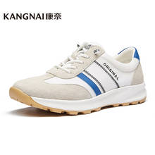 KANGNAI Men's Sneakers Elastic Laces Sports Spring Summer Casual Shoes Fashion Non-Slip Lightweight Men Shoes 2024 - buy cheap