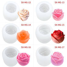 3d Rose Diy Ice Maker Ice Cube Tray Multi Purpose Food Grade Silicone Pudding Ice Cream Mold For Whiskey Wine Kitchen Tools