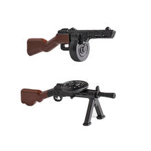 2 Pcs/Lot WW2 Guns Military Weapons Rifle Machine Submachine  MOC Part Building Blocks Bricks Toys for Children B115 2024 - buy cheap