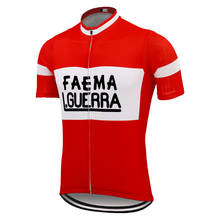 Retro Cycling jersey ropa ciclismo red bike clothing summer men short sleeve mtb jersey triathlon bicycle clothes 2024 - buy cheap