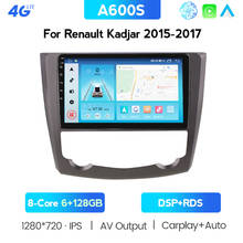 Radio Estéreo con GPS para coche, 10,0 reproductor Multimedia con Android, IPS, DVD, unidad principal, para Renault Kadjar 2015-2017 2024 - compra barato