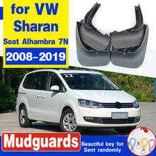 Para-lama de carro para vw sharan seat alhambra 7n mk2 2008 ~ 2019, acessório de proteção contra respingos de lama 2012 2013 2014 2015 2024 - compre barato