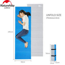 Naturehike Portable IXPE Aluminum Film Material Folding Single Person Moisture-proof Outdoor Hiking Camping Leisure Mat 2024 - buy cheap