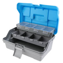 3 Layers Waterproof Fishing Tackle Box Tray Tackle Tools Baits Storage Case 2024 - buy cheap