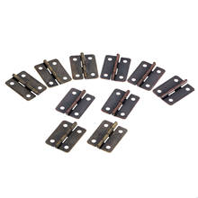 10Pcs 25*18mm Vintage Cabinet Hinges Furniture Accessories Jewelry Boxes Decorative Hinge Furniture Fittings For Cabinets 2024 - buy cheap