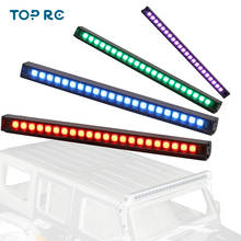 Colorful Climbing Car Flashing Light Bar Bright Roof LED Light Strap for 1/10 1:10 TRX4 Defender Axial SCX10 90046 RC Car 2024 - buy cheap