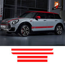 Pegatinas de vinilo para carrocería de Mini Cooper Countryman Clubman, 1 Juego de pegatinas para el techo del capó, a rayas laterales 2024 - compra barato