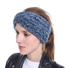 Winter Knitted Twist Headband For Women Girls Warmer Ear Wool Turban Hairband Headwrap Bandage Hair Accessories Hairband Bandeau 2024 - buy cheap