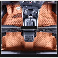 leather car interior floor mat for audi q3 2011 2012 2013 2014 2015 2016 2017 2018 2019 2020 accessories interior 2024 - buy cheap