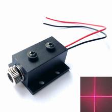 Focusable 3-5V 650nm 5mW Red Cross Laser Diode Module 12x30mm W Heatsink 2024 - buy cheap