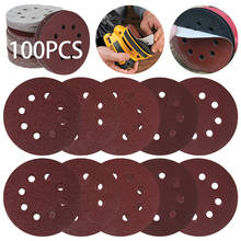 100pcs 125mm Sandpaper Round Shape Sanding Discs Hook Loop Sanding Paper Buffing Sheet Sandpaper 8 Hole Sander Polishing Pad 2024 - buy cheap