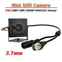 Hd 5mp 3.7mm lente ahd câmera 2mp 1080p 720p metal mini interior sistema de segurança cctv vigilância vídeo cam 2024 - compre barato