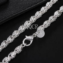 Wholesale 925 Sterling Silver Ladies And Men 5MM Thick Chain Wide Chain Birthday Party 20 Inch Daily Wear Jewelry Accessories 2024 - buy cheap