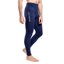 Calça de mergulho masculina 1.5mm, snorkel de neoprene para mergulho, surf, kiteboarding e caiaque 2024 - compre barato