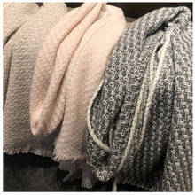 Bufanda de Cachemira de 100% Natural suave cómoda suave cálida gruesa bufanda chal cálido informal de Invierno para mujer bufanda 2024 - compra barato