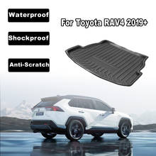 Car Rear Trunk Boot Liner Cargo Mat Luggage Tray Floor Carpet Mud Protector Car Accessories Replacement For Toyota RAV4 2019+ 2024 - buy cheap