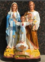 Высота 65 см трех членов святое семейство Jesus maria Joseph католический импорт фигурка, статуэтка, скульптура ремесла, художественное украшение для дома 2024 - купить недорого