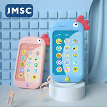 JMSC Baby Phone Toy Mobile Telephone Early Educational Chinese/English Learning Machine Teether Musical Multi-Function Kids 2024 - buy cheap