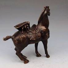 Caballos del zodiaco de bronce antiguo para decoraciones creativas de éxito 2024 - compra barato