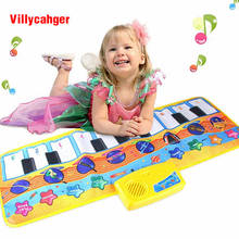 80x28cm Baby Piano Mat with 10 Keys Record & Bite By Bite Function Touch Play Mat Musical Carpet Rug Educational Toys for Kids 2024 - buy cheap