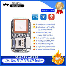 New ZX303 PCBA GPS Tracker GSM GPS Wifi LBS Locator SOS Alarm Web APP Tracking TF Card Voice Recorder SMS Coordinate Dual System 2024 - buy cheap