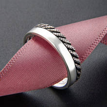 Anel de dedo redondo popular com design original, anéis simples para mulheres, joias de casamento e noivado, presentes 2024 - compre barato