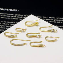10pcs DIY Earring Hook Handmade Dangle Earring Setting Crystal Earrings Base for Jewelry Making Accessories 2024 - buy cheap