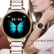 Luxury Smart Watch Women Waterproof Sports Fitness Tracker For Android Ceramic Strap smart watch Men 2024 - buy cheap