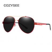 NEW Fashion Sunglasses fishing Driving Sunglasses Brand Men UV400 Polarized Square Metal Frame Male Sun Glasses 2024 - buy cheap