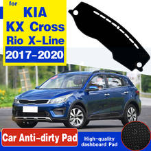 For KIA KX Cross Rio X-Line 2017 2018 2019 2020 Anti-Slip Mat Dashboard Cover Pad Sunshade Dashmat Protect Carpet Accessories 2024 - buy cheap