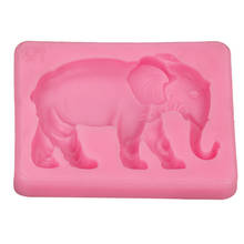 3D Animal Elephant Soap Candle Mold Fondant Cake Decorating Tools Chocolate Candy Molds Cupcake Baking Silicone Mould 2024 - buy cheap