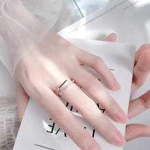 YIZIZAI простая Мода Открытое кольцо на палец серебряный цвет геометрический CZ Кольцо для женщин аксессуары вечерние 2024 - купить недорого