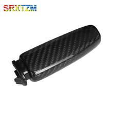 Hard Carbon Fiber Car Handbrake Cvoer Replacement Trim Special For Ford Mustang 2015 2016 2017 2018 2019 2024 - buy cheap