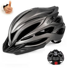 Batfox Mtb Bicycle Helmet Mountain Bike Riding Ultralight Helmet Cycling Skateboard Safety Head Hat With Light Casco Ciclismo 2024 - buy cheap