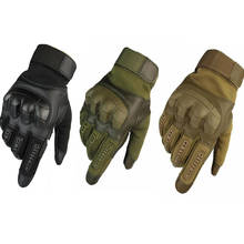 Full Finger Gloves Airsoft Sport Rubber Knuckle Protection Glove Military Armed Gloves Outdoor Hiking Shooting Paintball Hunting 2024 - buy cheap