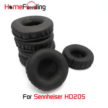 Homefeeling Ear Pads For Sennheiser HD205 Earpads Round Universal Leahter Repalcement Parts Ear Cushions 2024 - buy cheap