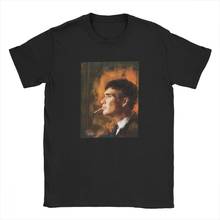 Tommy Shelby Peaky Blinders T Shirt For Men Cillian Murphy Original Tops Short Sleeve T-Shirt O-Neck Cotton Tees Plus Size 2024 - buy cheap