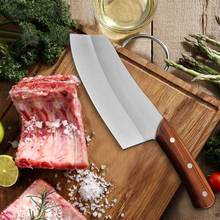 Butcher Knife Stainless Steel Meat Slicing Chopping Knife Razor Sharp Cleaver Kitchen Knife Wood Handle Chinese Chef Knife Carve 2024 - buy cheap