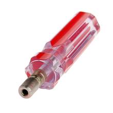 Red Clear Imperial Unit Thread CATV Coaxial Cable F Connector Insertion Tool 2024 - buy cheap