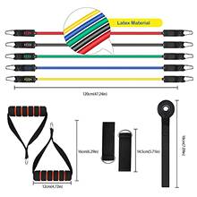 11Pcs Multi-Function Belt Elastique Sport home Yoga Pull Rope Resistance Bands Fitness Training Belt Elastic Exercise Crossfit 2024 - buy cheap